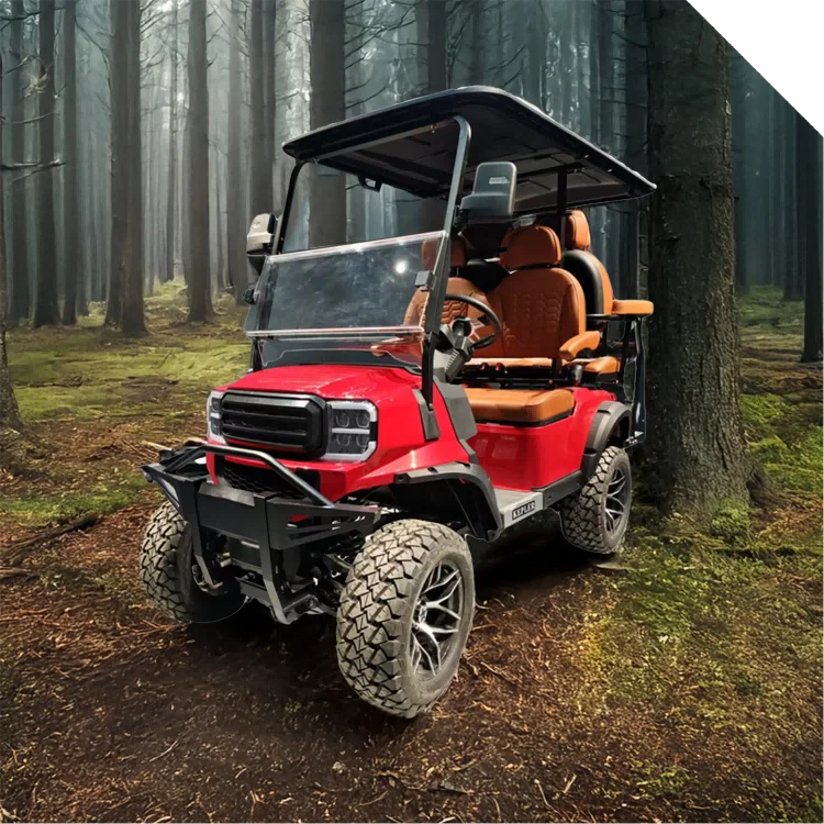 High Quality Lithium Battery 4+2 Seat ATV Hunting Electric Buggy Golf Cart