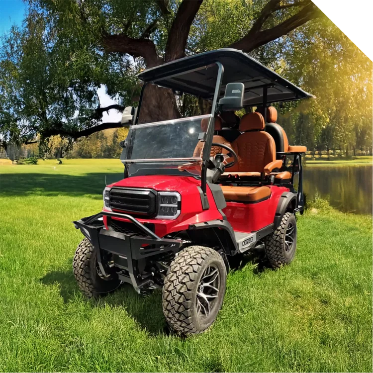 High Quality Lithium Battery 4+2 Seat ATV Hunting Electric Buggy Golf Cart